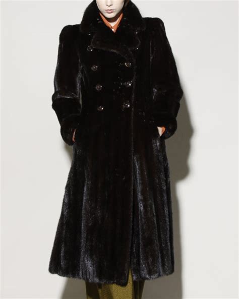 ysl fur coat mens|women ysl tie.